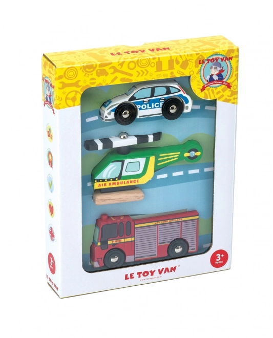 Le Toy Van Rescue Vehicle Set