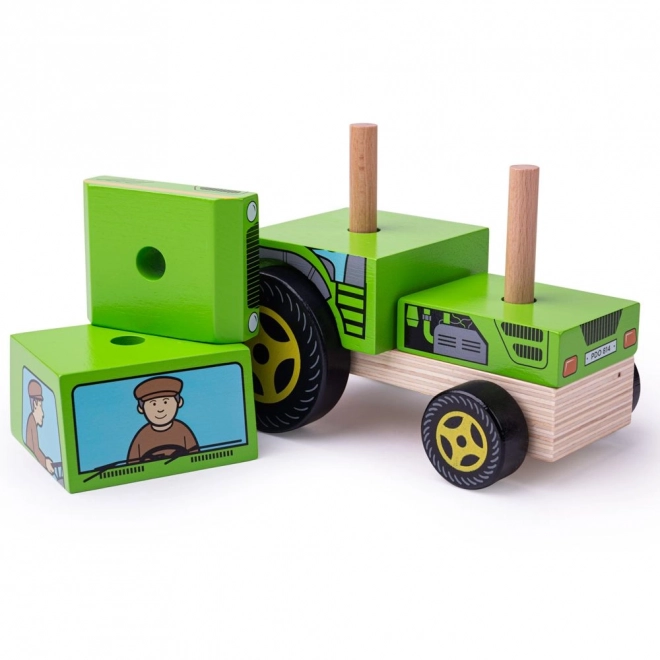 Bigjigs Baby Stackable Tractor