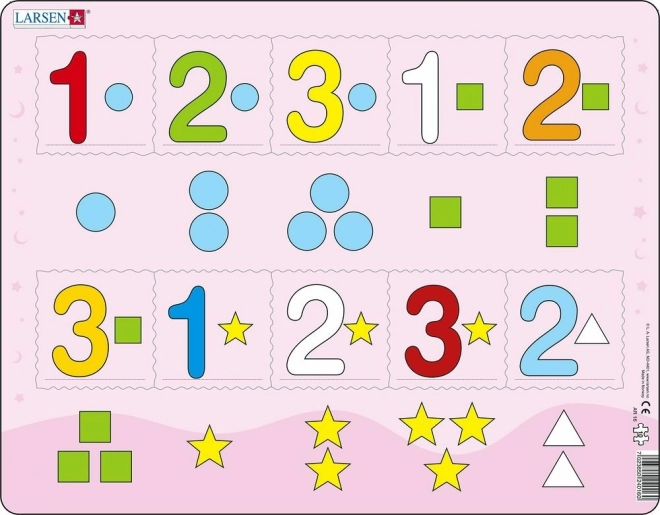 Larsen Counting To Three Educational Puzzle