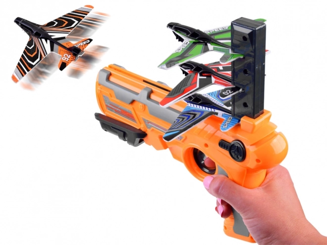 Airplane Launcher Gun for Kids – orange