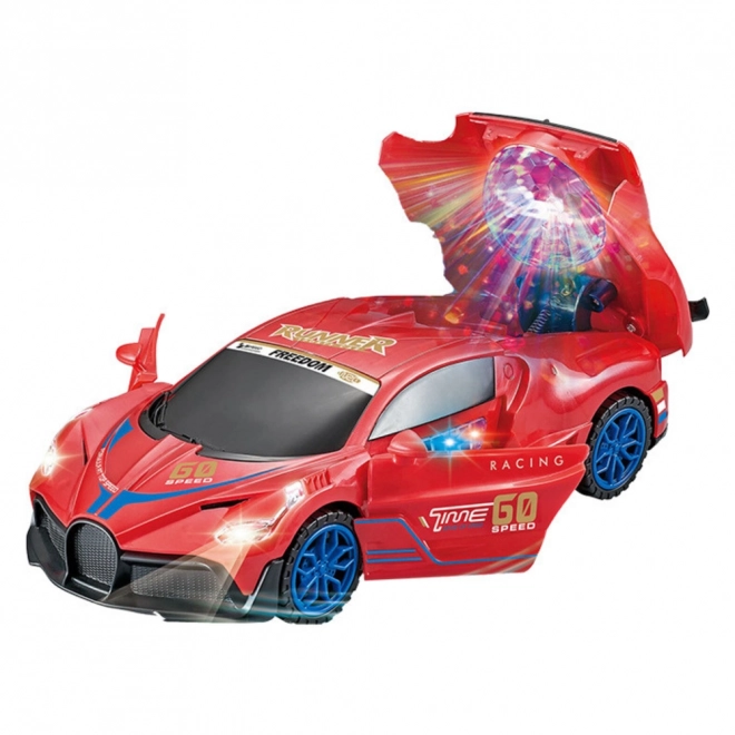 Interaktivní sportovní auto s LED a zvukovými efekty