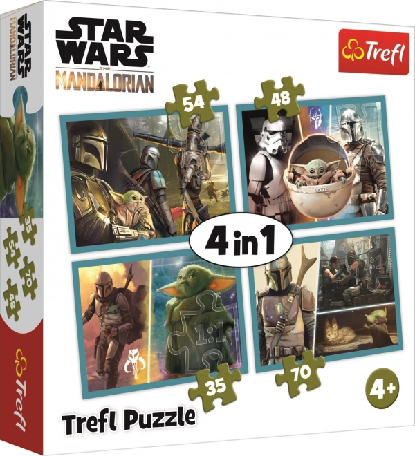 Star Wars The Mandalorian Progressive Puzzle Set