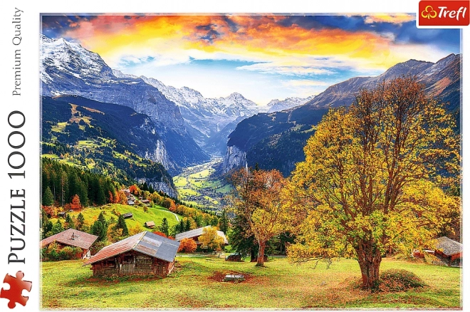 Charming Alpine Village 1000 Piece Puzzle