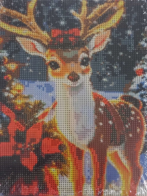 Christmas Reindeer Canvas Diamond Painting Kit