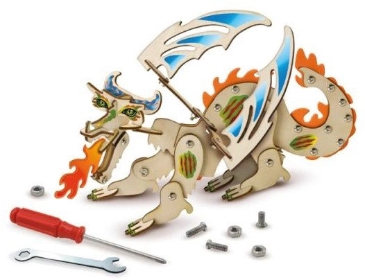 Wooden Dragon Craft Kit