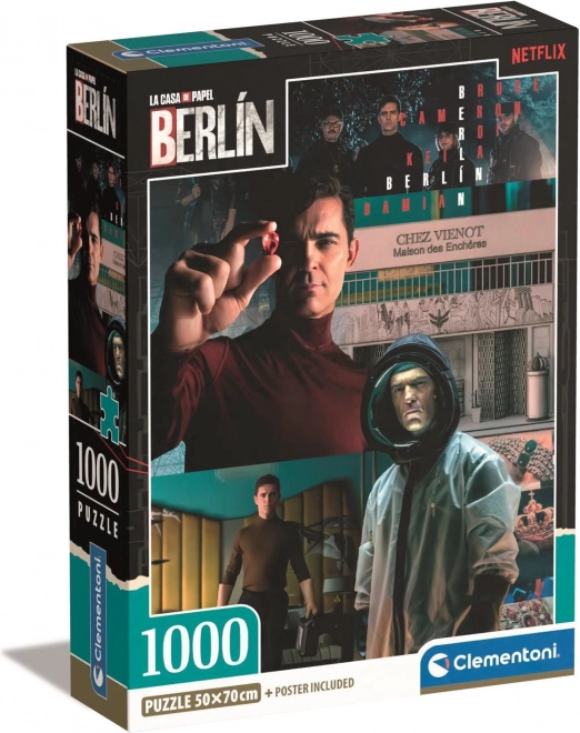 Clementoni Puzzle Berlin The Boss La Casa de Papel 1000 Pieces