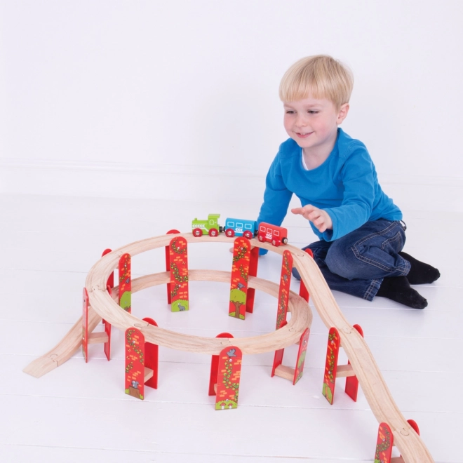 Bigjigs Rail Multi-Level Track Set