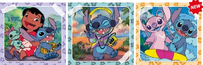 Stitch Triple Puzzle Set