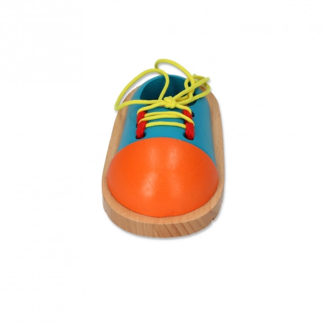 Wooden Shoe Lacing Toy