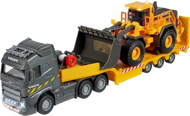 Majorette Grand Volvo Construction Truck and Loader Set