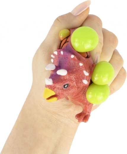 Soothing squeezing with pop-out bubbles