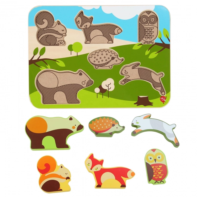 Woodland Animals Wooden Puzzle