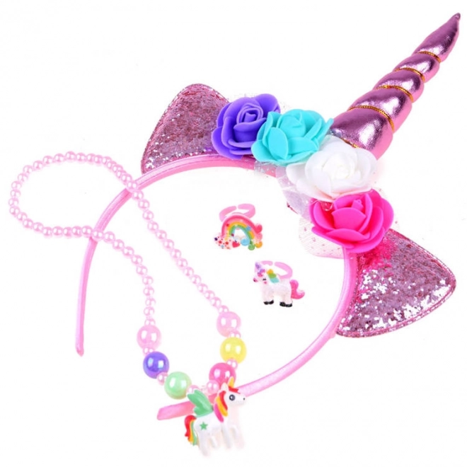 Unicorn Headband Set with Accessories