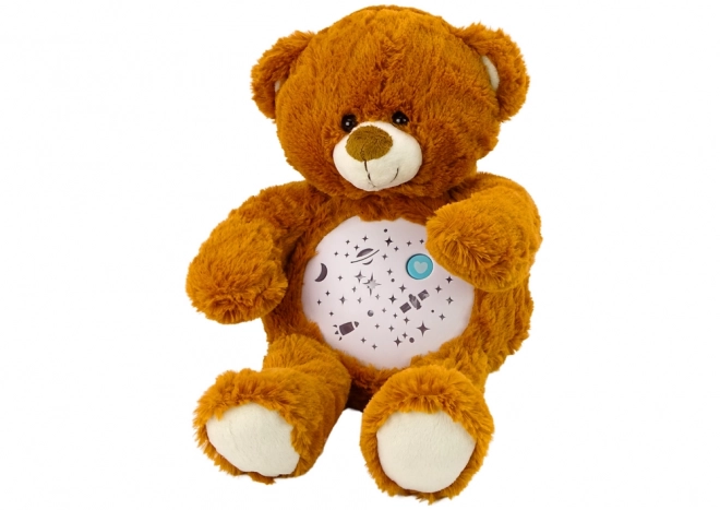 Plush Sleepy Bear with Lights and Sounds