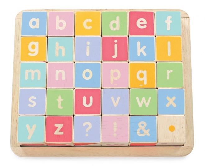 Multifunctional Wooden Alphabet Blocks by Le Toy Van