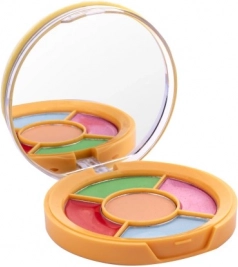 Lipgloss en make-up in één set