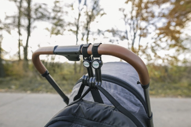 Double Stroller Hooks Set