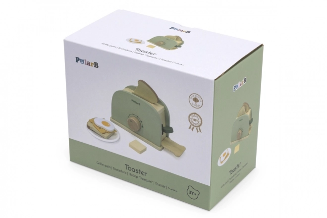 Wooden Toaster Toy Set