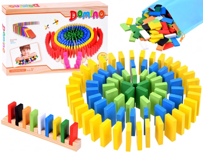 Colorful Wooden Domino Blocks