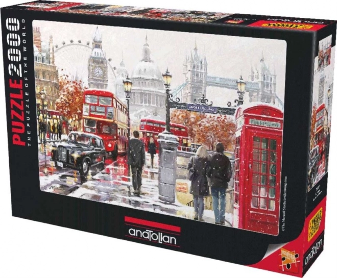 Anatolian Puzzle Snowy London 2000 Pieces