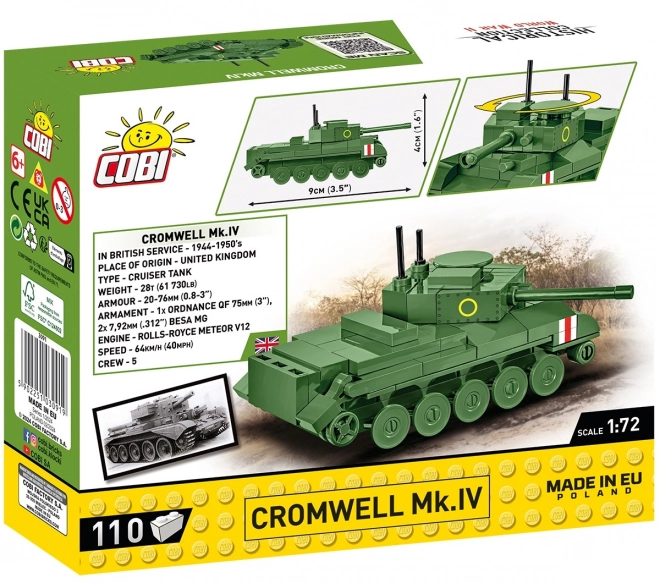 Cobi WWII Cromwell Mk. IV Tank Model