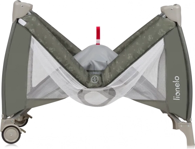 Travel Cot Lionelo Sven Plus Beige Olive