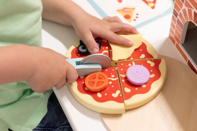 Wooden Pizza Playset