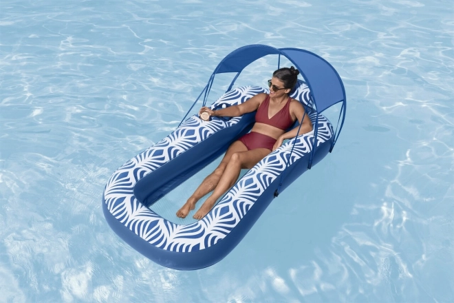 Floating Lounger With Mesh Bottom And Canopy Bestway