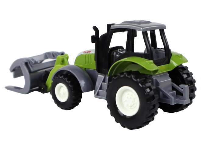 Green Crocodile Farm Tractor Excavator Toy