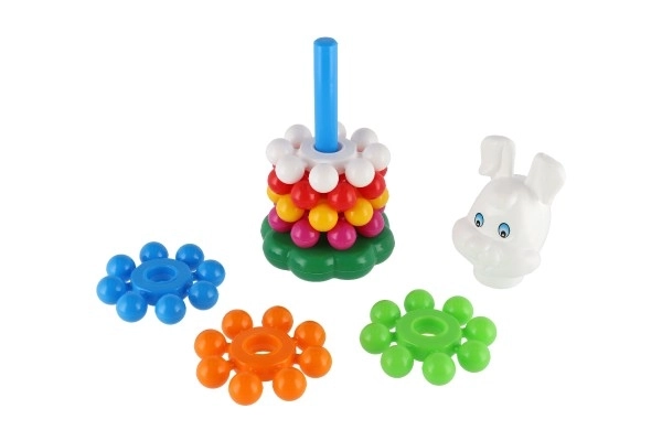 Colorful Ring Stacking Pyramid for Kids