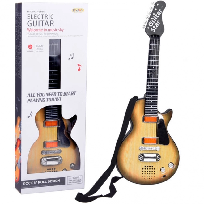 Electric Toy Guitar with Melodies and Lights for Kids