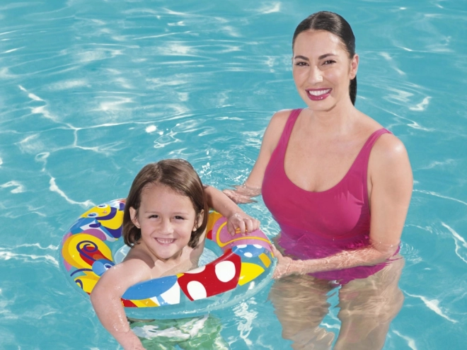 Bestway inflatable swimming ring – meadow