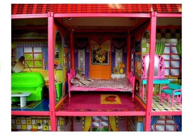 Large Dollhouse Villa with Furniture