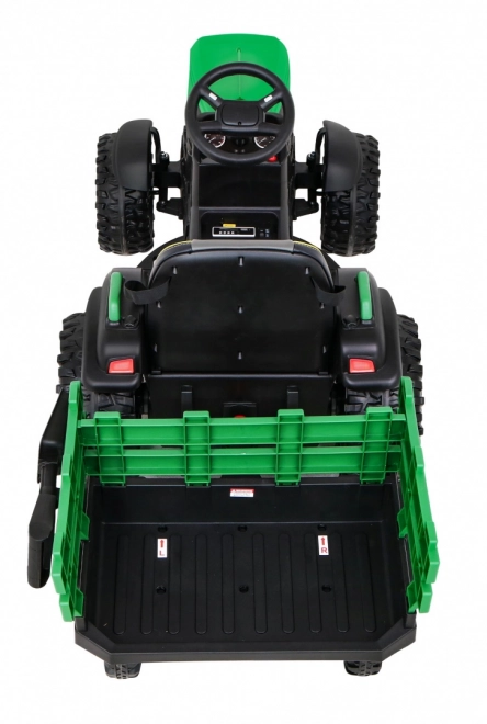 Titanium Tractor with Green Trailer