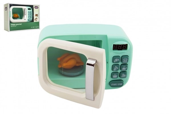 Toy Microwave with Rotating Chicken Feature
