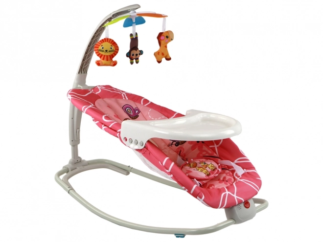 2-in-1 Baby Rocker Chair with Sounds and Vibrations