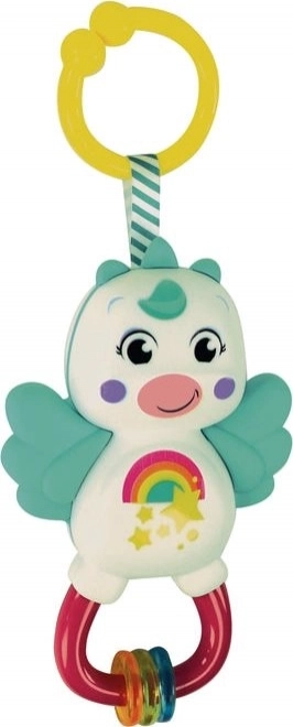 Clementoni Baby Unicorn Rattle 2-in-1