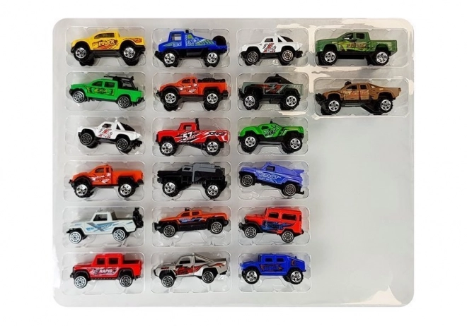 Terrain Cars Set Jeep in Various Colors