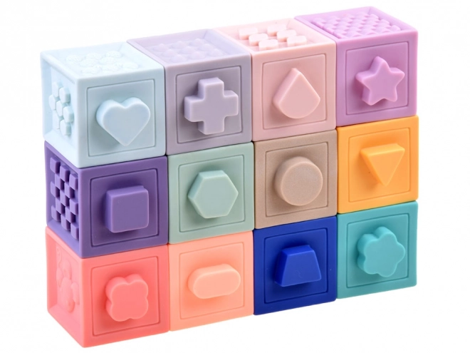 Soft Sensory Baby Blocks Set