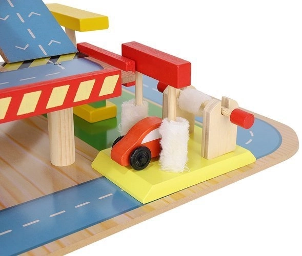 Wooden Parking Garage for Kids