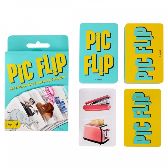 Card Game Pic Flip for Kids 7+