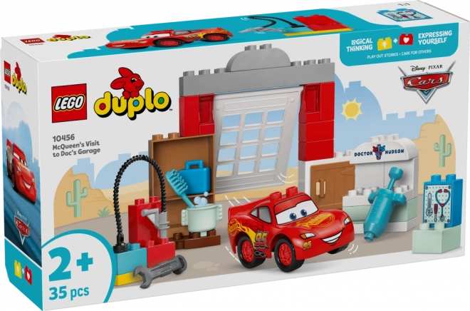 LEGO DUPLO Disney McQueen und Besuch in Doktor Hudsons Garage