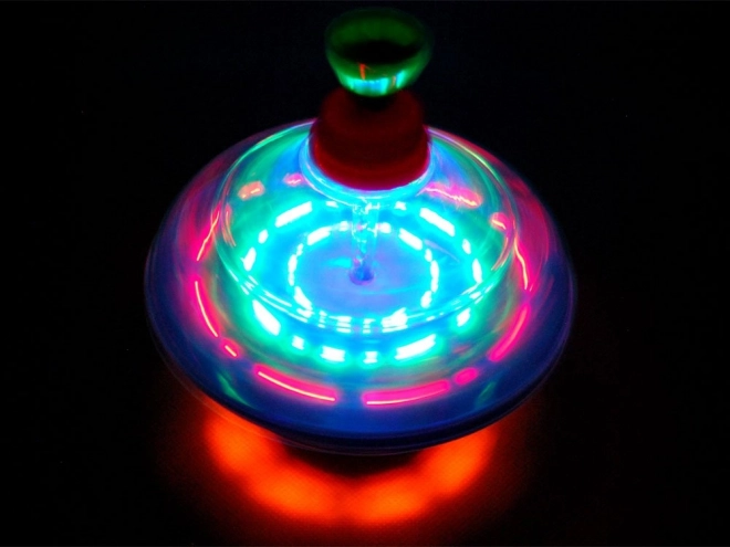 Colorful Spinning Top Toy with Lights and Music