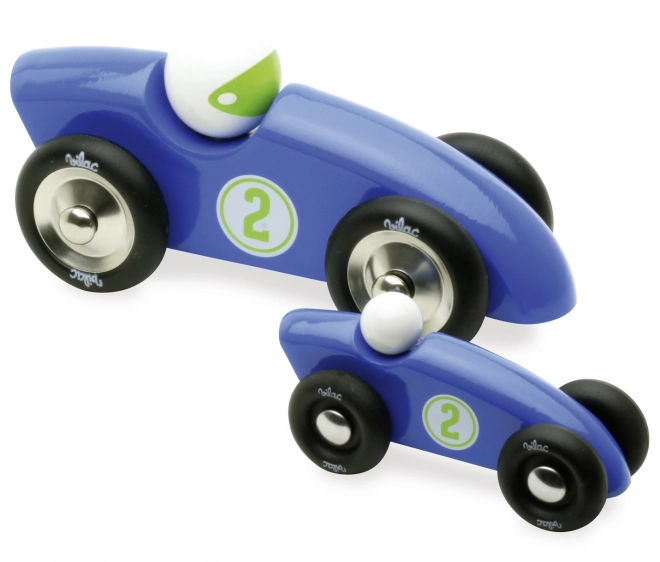 Blue Racing Car Toy by Vilac