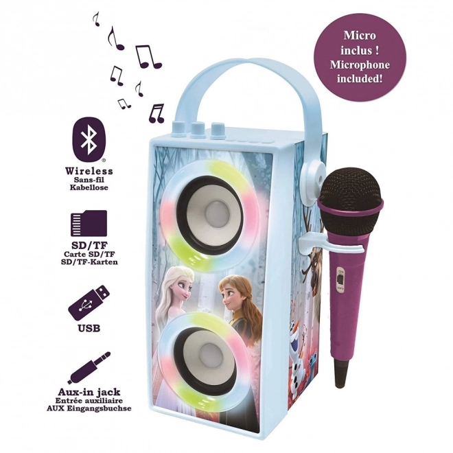 Altoparlante Portatile con Microfono Frozen di Lexibook