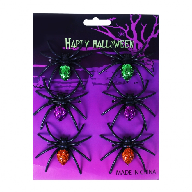 Glittery Spider Decorations