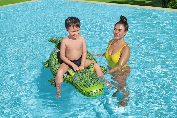 Inflatable Crocodile for Swimming