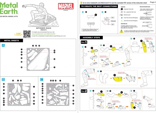 Metal Earth 3D Puzzle Spider-Man