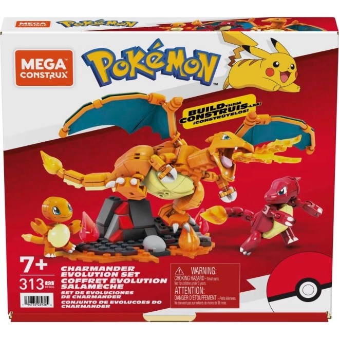 Mega Construx Pokémon Evolution Charmander Construction Set