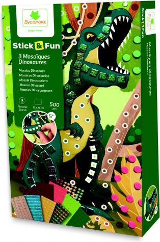 Stick & Fun - Small Dinosaur Mosaic